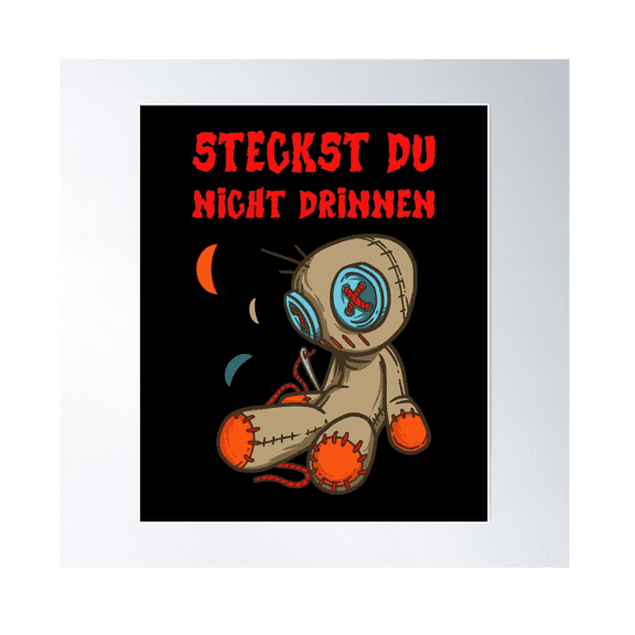 You'Re Not Inside Voodoo Dolls Poster Wall Art Modern Wall Decor For Living Room Bedroom
