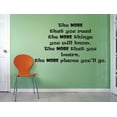 thumbnail image 1 of The More That You Read The More Things You Will Know. The More That You Learn. The More Places You Will Go. Custom Wall Decal Vinyl Sticker 16 Inches X 24 Inches, 1 of 1
