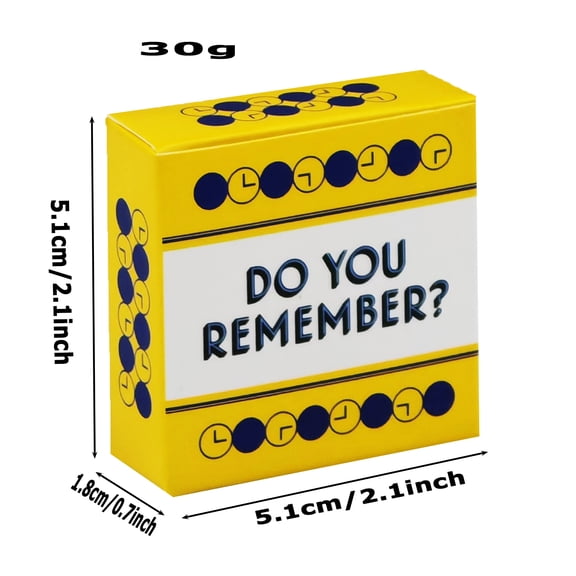 Do You Remember Mini Memory Conversation Starter Cards, Pocket Size Nostalgic Story Prompt Deck, Portable Family & Friend Bonding Question Game for Road Trips, Holiday Gatherings & Travel Entertainme
