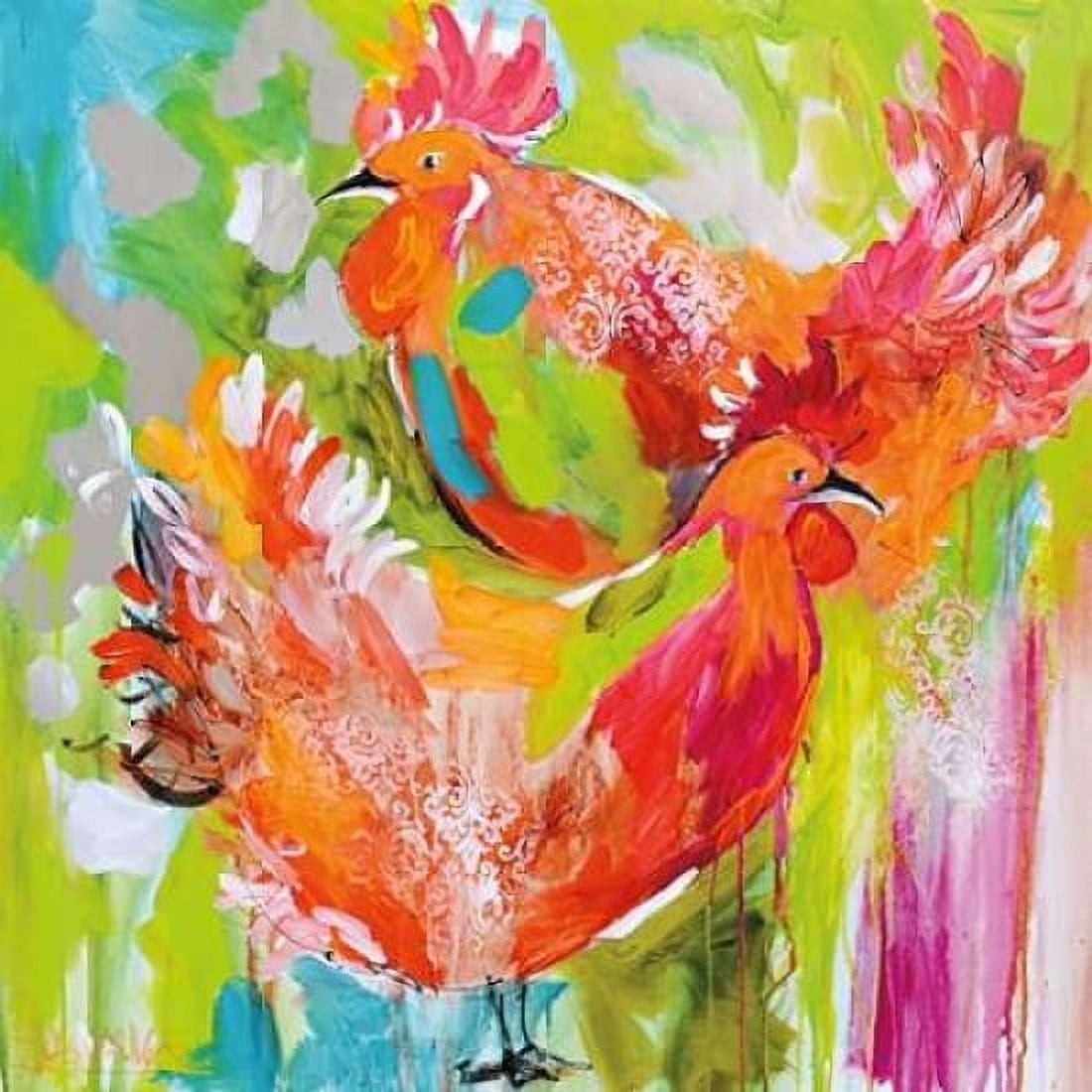 You Ruffle My Feathers Canvas Art - Amanda J Brooks (24 x 24)