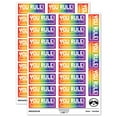 thumbnail image 1 of You Rule Ruler Teacher Student School Sticker Set - Rainbow - Gloss Finish - 2.00" Large, 1 of 7