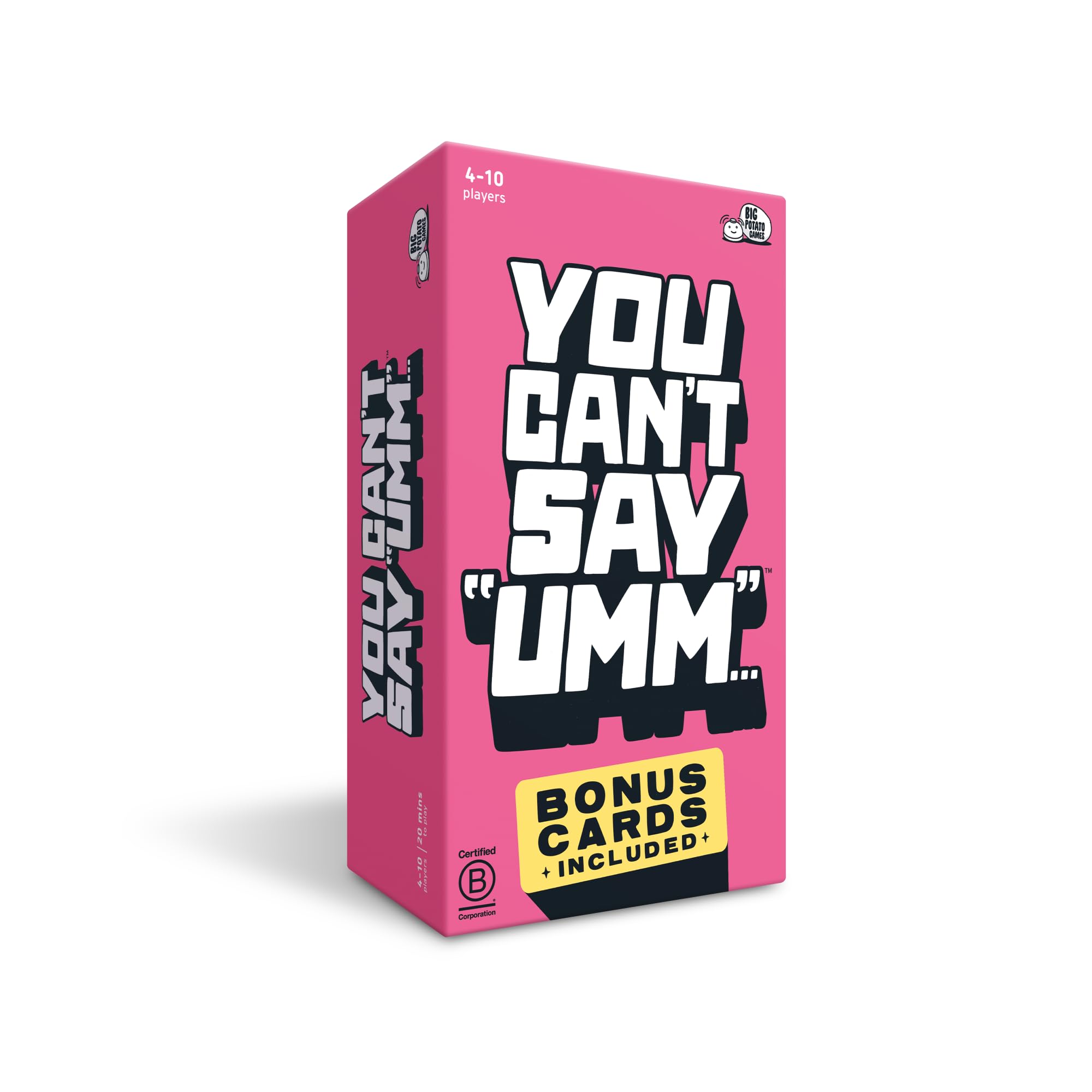 Yas Games - You Can't Say Umm - Gioco Di Carte In Italiano - Party Game Da 4 A 10 Giocatori - Età 10+ - Divertente Gioco Di Parole E Divieti