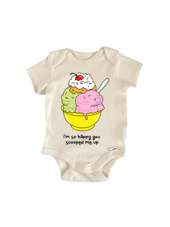 You Scooped Me Up Best Newborn Baby Bodysuit
