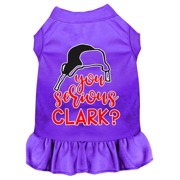 You Serious Clark? Screen Print Dog Dress
