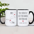 thumbnail image 1 of You Seriously Live Here Customized State Coffee Mug, Long-Distance Friendship Cup, Personalized Location Gift, 1 of 5
