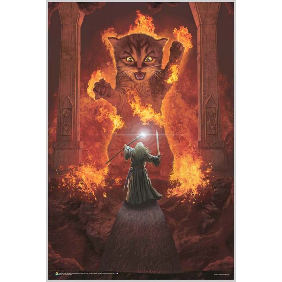 You Shall Not Pass by Vincent Hie Poster - 24.5 x 36.5 inches - Laminated