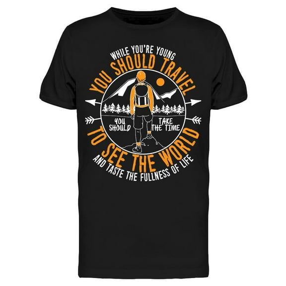 You Should Travel  T-Shirt Men -Image by Shutterstock, Male Large