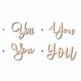 thumbnail image 1 of You Sign Unfinished Wood Cutout Home Decor DIY Option 4- 24" Wide / 1/4", 1 of 3