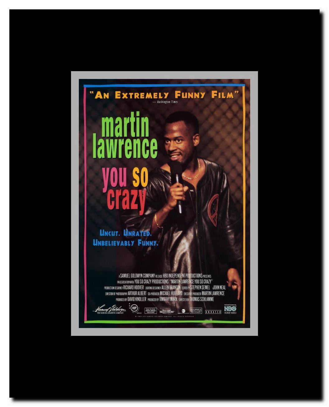 You So Crazy Framed Movie Poster