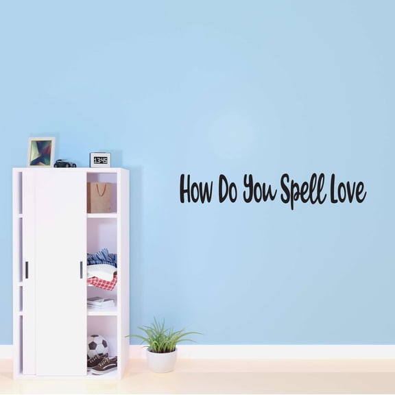 How Do You Spell Love Bee Bumblebee Honey Is Key To Science Algebra Multiplication Geometry Teacher Classroom Student Homework Artwork Holiday Decorating Ideas Wall Decal Sticker - Size: 40 In X 8 In