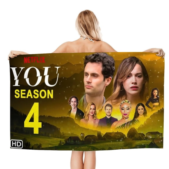 You TV Series Gifts Beach Towel for Women Girl Birthday Inspired Fan Bath Outdoor Music Lover