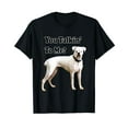 thumbnail image 1 of You Talkin' To Me? White Boxer Dog with Attitude T-Shirt, 1 of 5