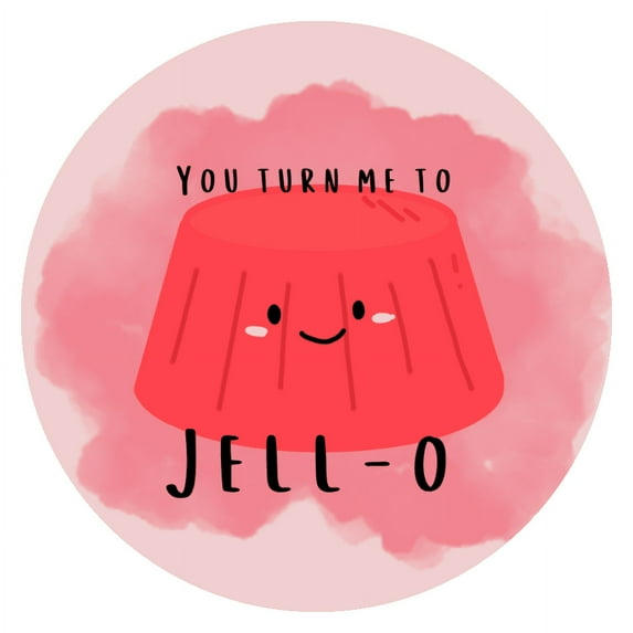 You Turn me to Jello Ceramic Car Coaster pair (set of 2)