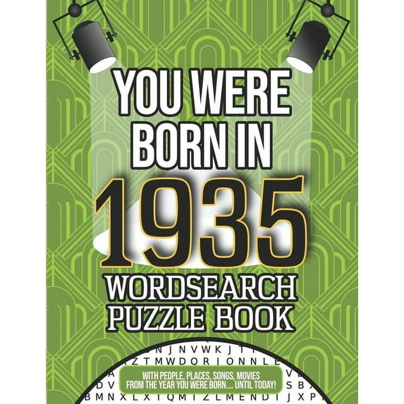 You Were Born In 1935 Wordsearch Puzzle Book: A 1935 Birthday Gift (Paperback)