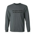 thumbnail image 1 of You Were Cooler On The Internet Adult Long Sleeve T-shirt, 1 of 3