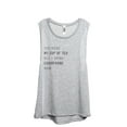 thumbnail image 1 of You Were My Cup Of Tea But I Drink Champagne Now Women's Fashion Sleeveless Muscle Workout Yoga Tank Top Sport Grey Medium, 1 of 3