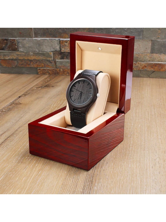 You Were My First Friend, Gift for Dad, Father's Day Gift Engraved Wooden Watch
