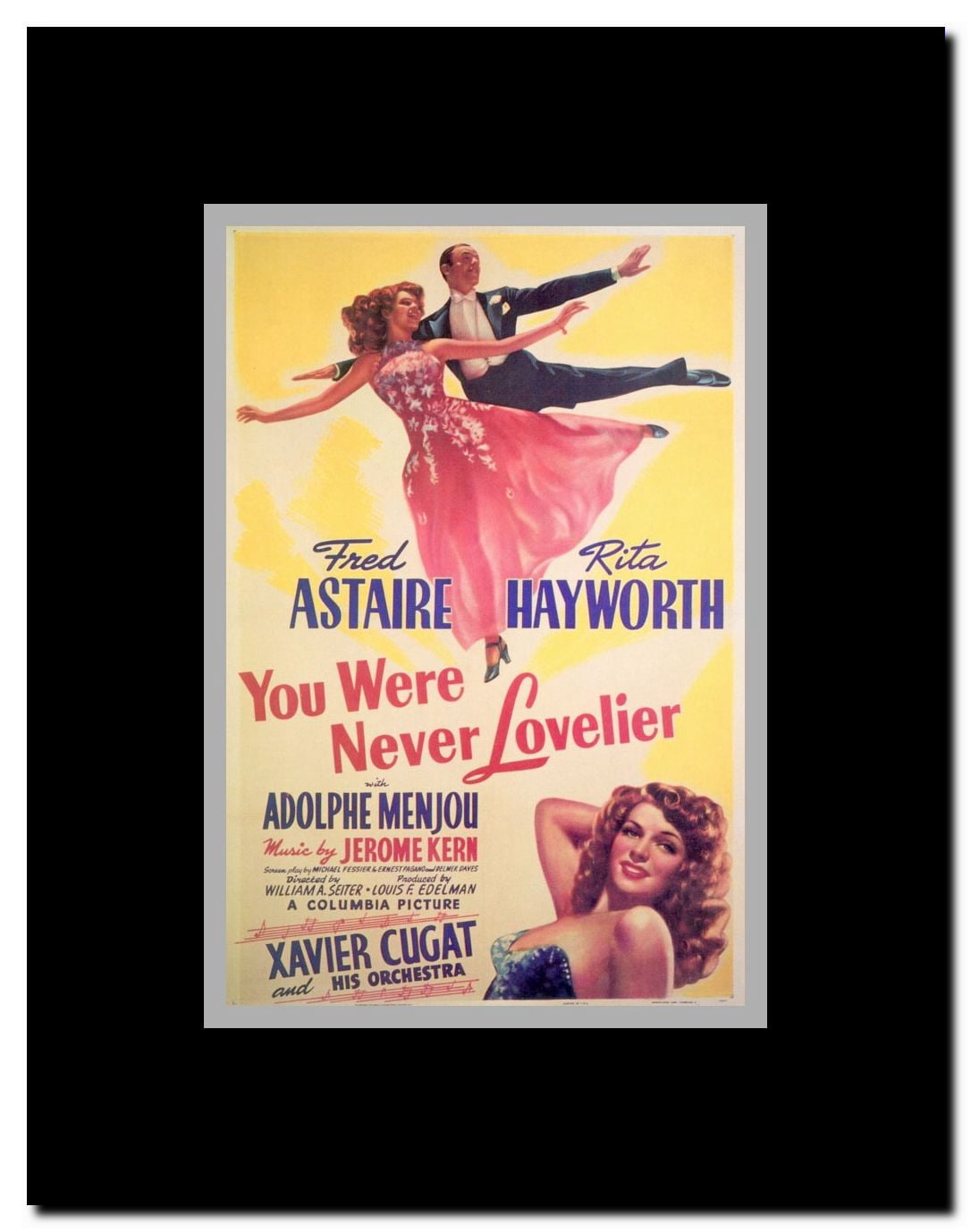 You Were Never Lovelier Framed Movie Poster