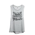 thumbnail image 1 of You Will Always Harvest What You Plant Women's Fashion Sleeveless Muscle Workout Yoga Tank Top Sport Grey Large, 1 of 3