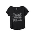 thumbnail image 1 of You Will Always Harvest What You Plant Women's Fashion Slouchy Dolman T-Shirt Tee Heather Black X-Large, 1 of 3