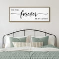 thumbnail image 1 of You Will Forever Be My Always Canvas Art Wall Art Poster Wall Decor Prints Painting Picture Artwork Home Decoration for Living Room No Frame, 1 of 6