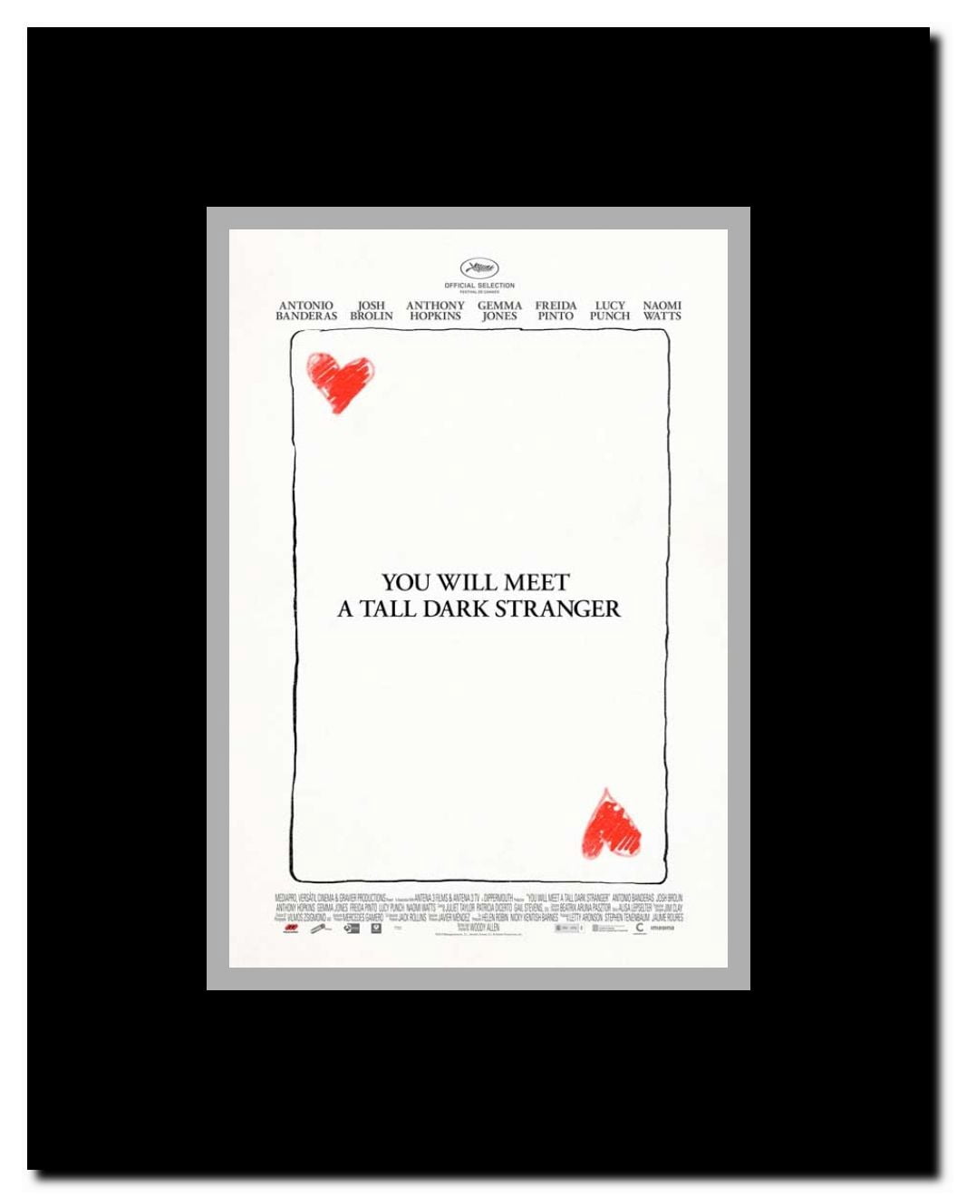 You Will Meet a Tall Dark Stranger Framed Movie Poster
