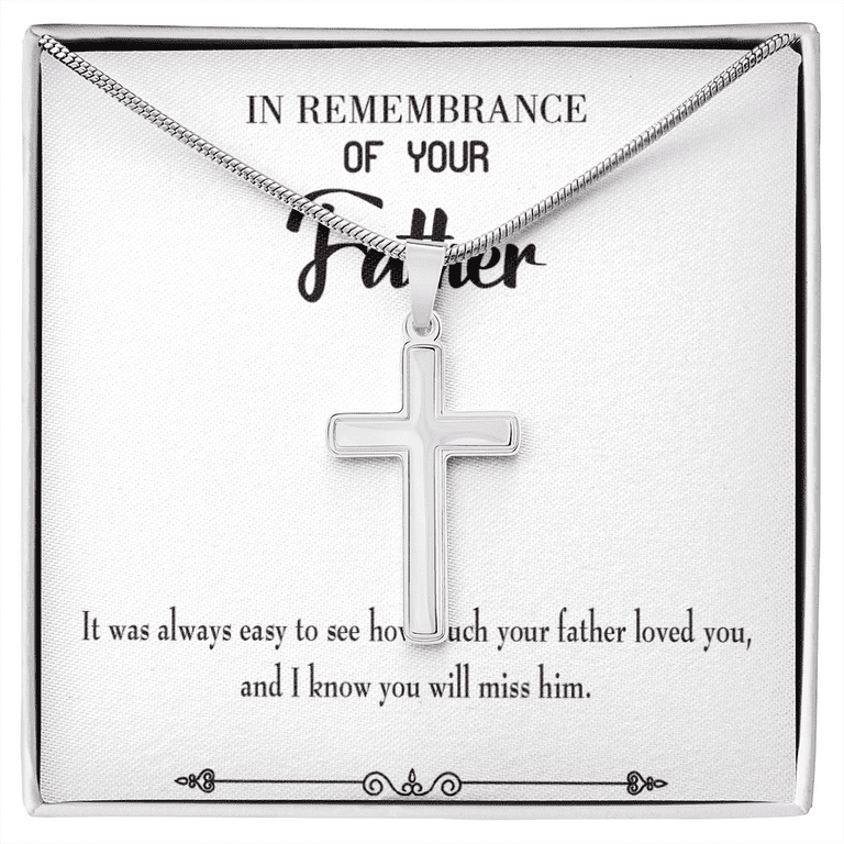 Remembrance 2024 cross necklace