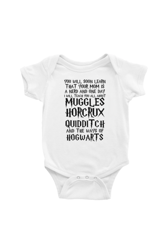 You Will Soon Learn That Your Mom Is A Nerd And One Day Funny Baby Bodysuits