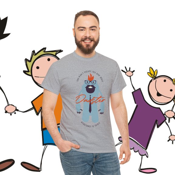 You Won't Escape dad Jokes Resistance is Futile Dadster Unisex Cotton Tee