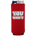 thumbnail image 1 of You Won't Slim Can Coolie (Red), 1 of 4