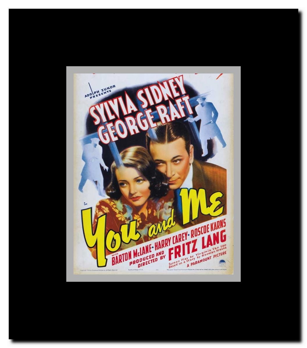 You and Me Framed Movie Poster