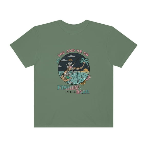 You and Me Go Fishin in the Dark Shirt, Fishing Couple T shirt, Fish Tee