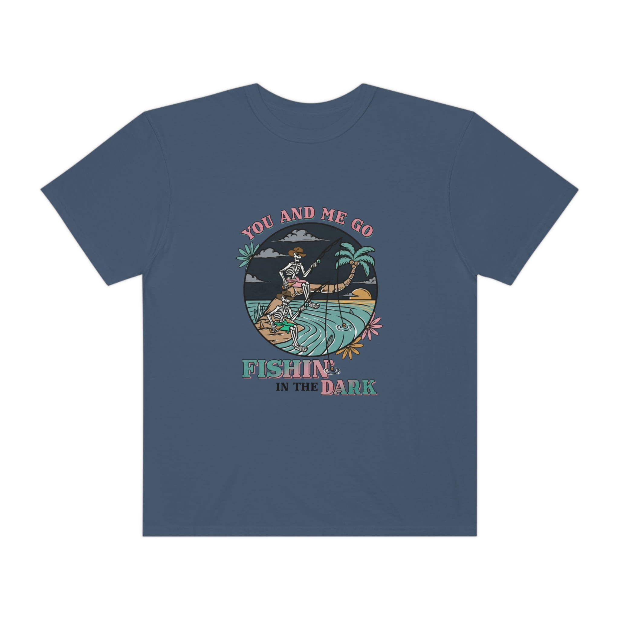 You and Me Go Fishin in the Dark Shirt, Fishing Couple T shirt, Fish Tee