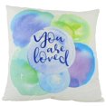 thumbnail image 1 of You are Loved | Pillow Cover | Pillow | Gift for Her | Gift for Him | Romantic Gifts | Famous Quotes | Motivational Quotes | Bedroom Decor, 1 of 5