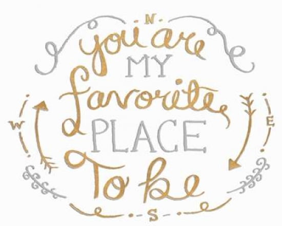 You are My Favorite I Canvas Art - SD Graphics Studio (24X30)