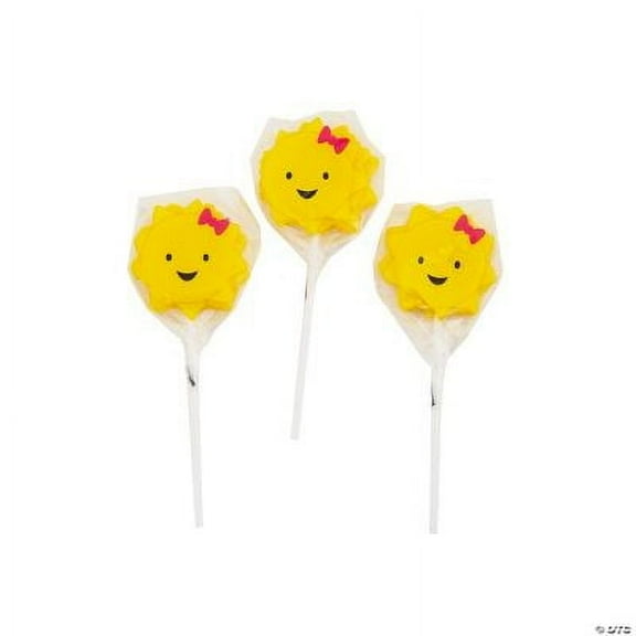 You are My Sunshine Cute Suckers (Individually Wrapped 12 Pack) Birthday Party Treats and Candy