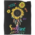 thumbnail image 1 of You are My Sunshine Sunflower Throw Blanket Soft Flannel Summer Air Conditioner Blanket Warm Blanket for Bed Couch Living Room(50"x40"), 1 of 1