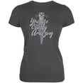 thumbnail image 1 of You are Otterly Utterly Amazing Pun Juniors Soft T Shirt Asphalt LG, 1 of 1