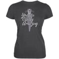 thumbnail image 1 of You are Otterly Utterly Amazing Pun Juniors Soft T Shirt Deep Heather 2XL, 1 of 1
