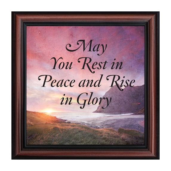 You are at Peace, Sympathy Gift in Memory of a Loved One, Funeral Condolence Gift of Gift of Comfort, 8710W