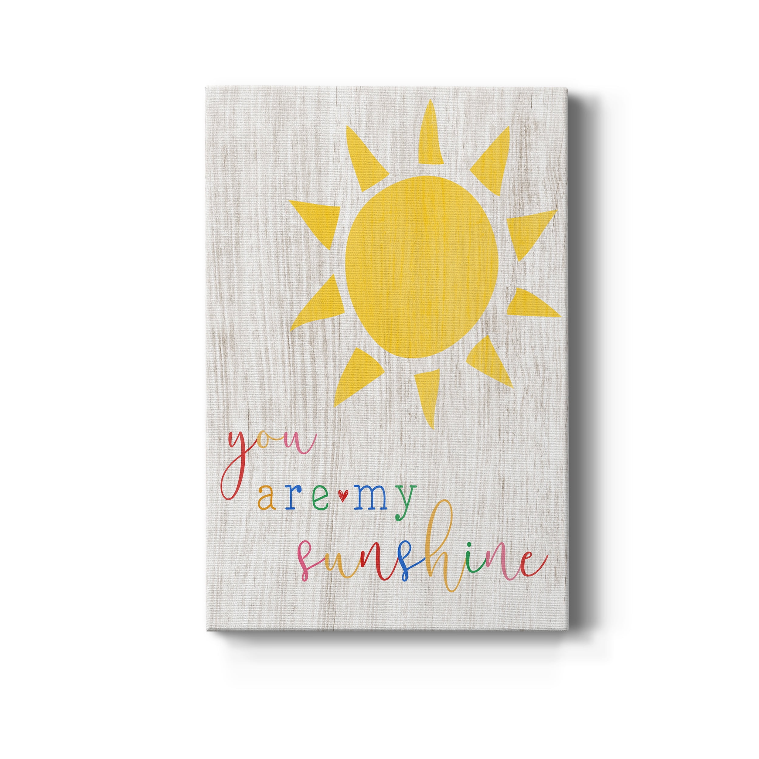 You are my Sunshine Premium Gallery Wrapped Canvas - Ready to Hang - 24 x 36