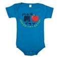 thumbnail image 1 of You are the apple of my eye Baby Bodysuit, Cute Baby Rompers - Royal CA165BABY S5 3-6, 1 of 2