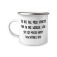 thumbnail image 1 of You are the most amazing man in the world! I love you so much! Happy Valentines! Husband 12oz Camper Mug, Gag Husband, For Husband, 1 of 2