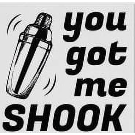 You got me shook beverage napkins
