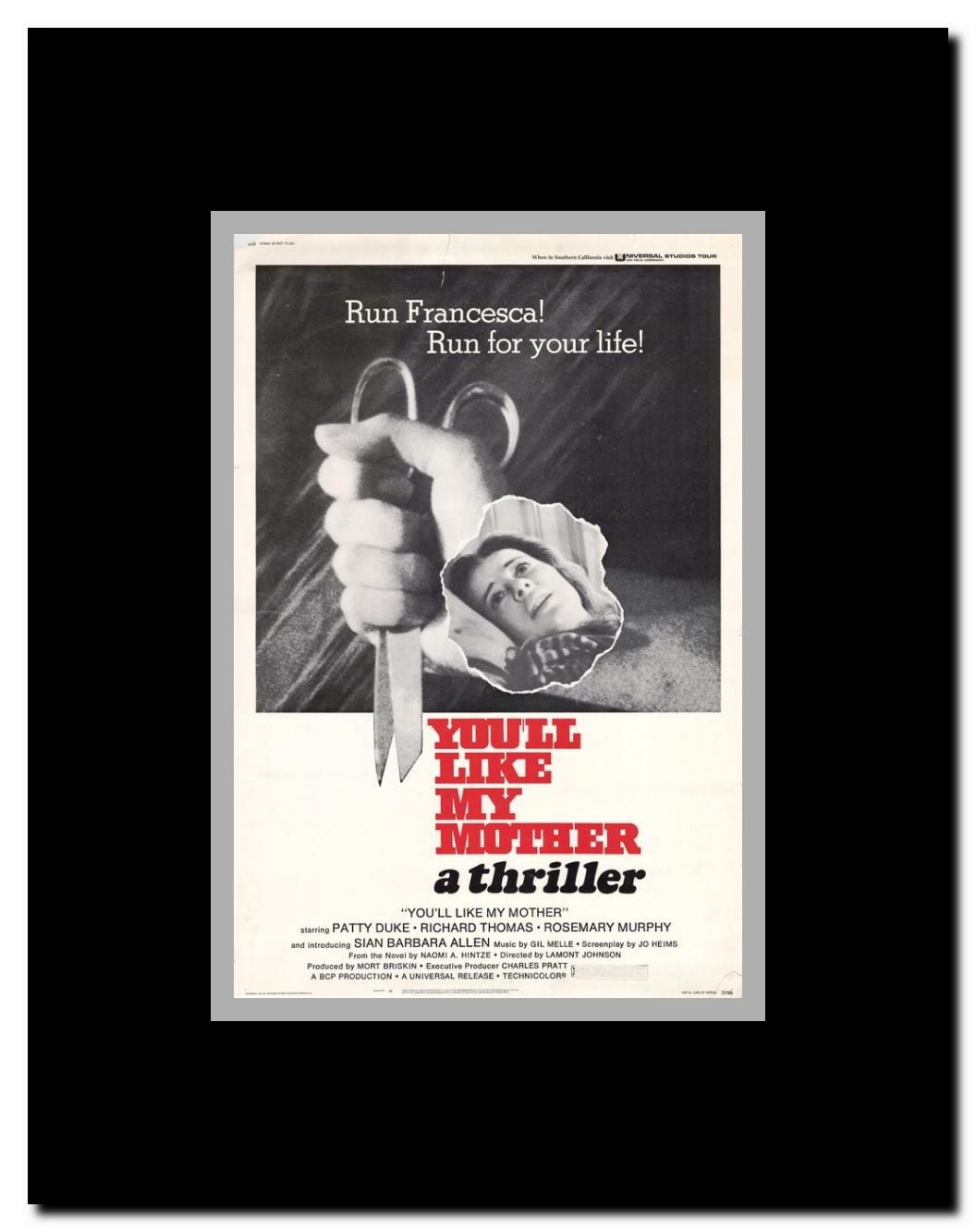 You'll Like My Mother Framed Movie Poster