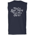 thumbnail image 1 of You'll Shoot Your Eye Out Adult Sleeveless Tee, 1 of 3