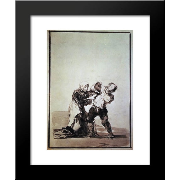 You'll see later 20x24 Framed Art Print by Francisco Goya