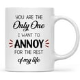 thumbnail image 1 of You are the only one I want Mugs Romantic Valentines Day Decor Mugs Funny Quote Mug Sarcastic Birthday Gag Gifts For Men Couple Gifts Cute Wedding Anniversary Present Coffee Mug for Wife, 1 of 5