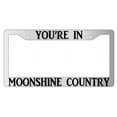 thumbnail image 1 of You're In Moonshine Country Chrome Plastic Plastic License Plate Frame, 1 of 1