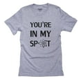 thumbnail image 1 of You're In My Spot - Sheldon Big Bang Theory Men's Grey T-Shirt, 1 of 2